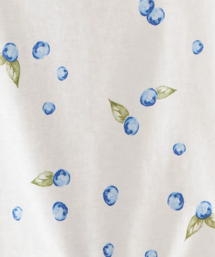 Sussan Pyjama Sets>BLUEBERRY AUS COTTON PJ SET CREAM