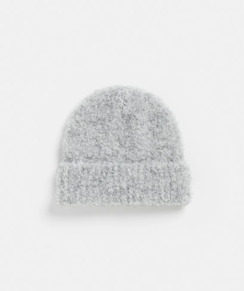 Sussan Hats>Boucle Knit Beanie GREY MARLE