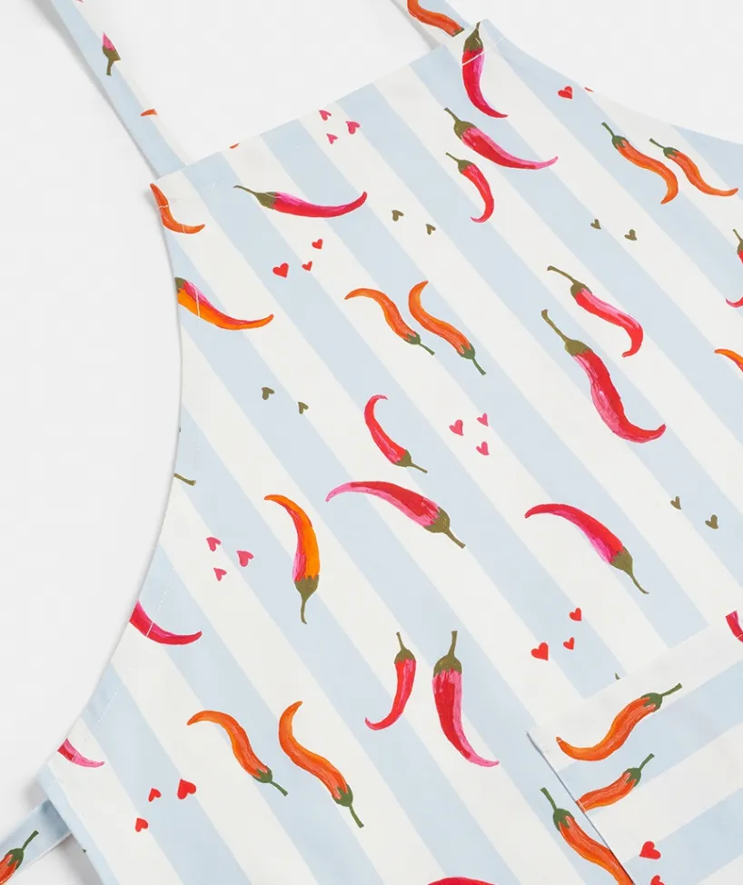 Sussan Gift & Wellbeing>Chillies Print Apron RED