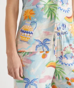 Sussan Pants|Matching Sets>Costa Del Sol Wide Leg Pant BLUE