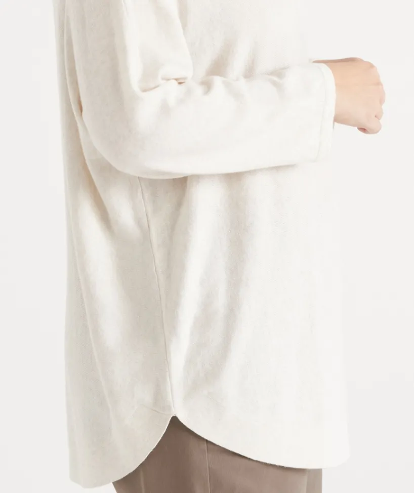 Sussan Tops|Knitwear>Curved Hem Crew Neck Jumper