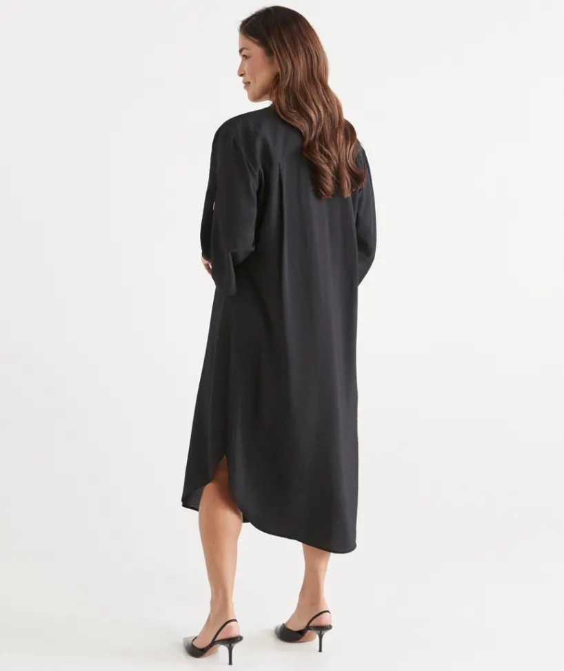 Sussan Dresses>D Ring Shirt Midi Dress