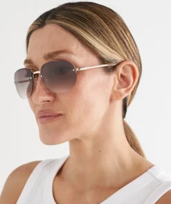Sussan Sunglasses>Dark Tort Vivienne Sunglasses TORTOISE SHELL