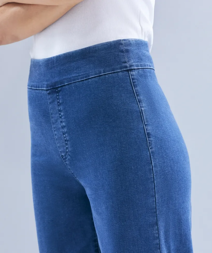 Sussan Pants|Denim>Denim Culotte - DARK WASH