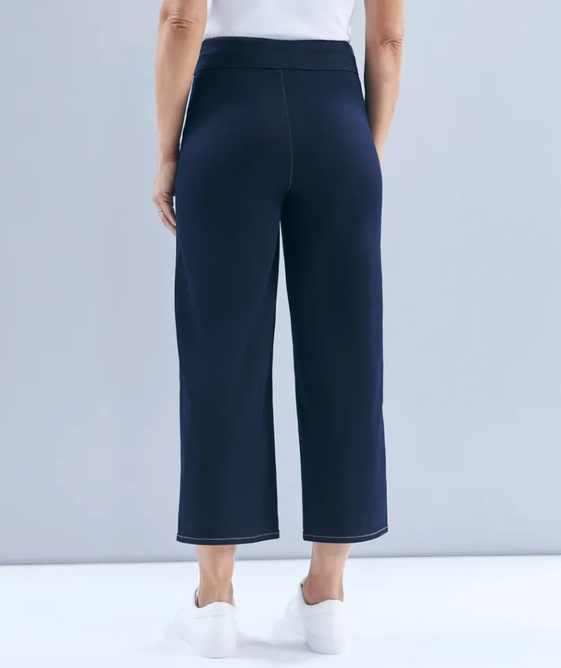 Sussan Pants|Denim>Denim Culotte - RINSE WASH