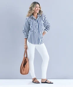 Sussan Pants|Denim>Denim Jegging - WHITE