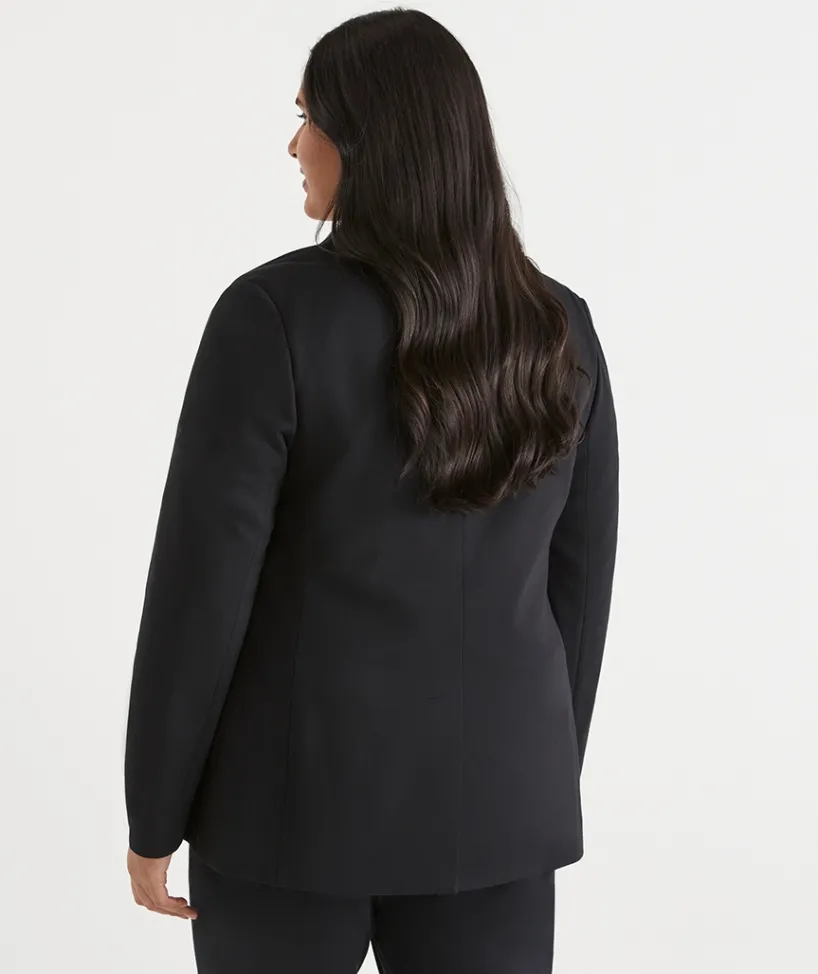 Sussan Everyday Icons>Double Breasted Ponte Blazer