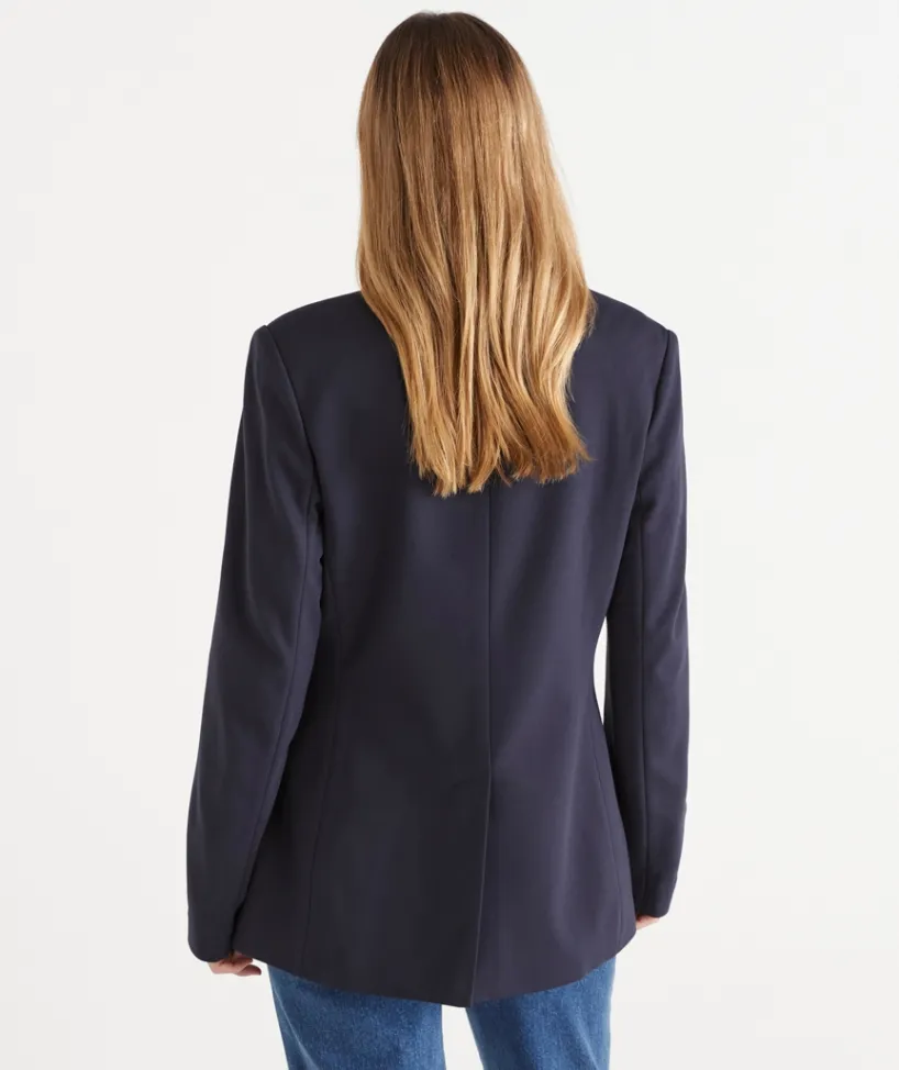 Sussan Everyday Icons>Double Breasted Ponte Blazer