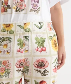 Sussan Pyjama Bottoms>Garden Stamp Print Pyjama Pant MULTI