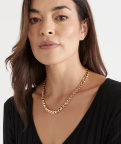 Sussan Jewellery>Chunky Link Necklace GOLD