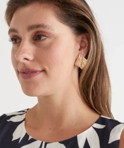 Sussan Jewellery>Diamond Shaped Stud Earring GOLD