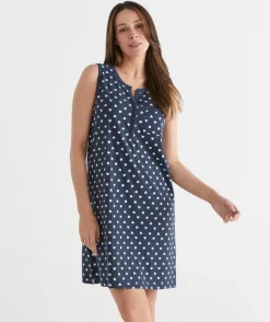 Sussan Nighties|Everyday Icons>Heart Nightie NAVY