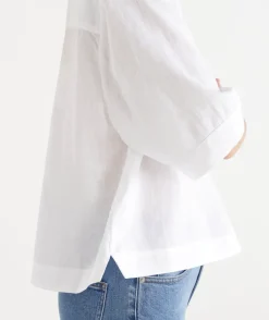 Sussan Tops|Shirts & Blouses>LINEN SS SHIRT