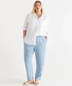 Sussan Pants|Matching Sets>Lyocell Relaxed Drawstring Pant
