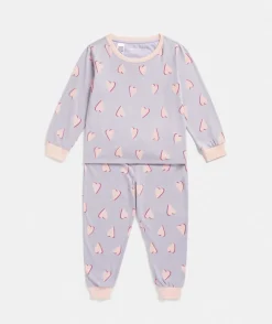 Sussan Pyjama Sets|Bcna>Mini Me BCNA Heart Print Pyjama Set LILAC