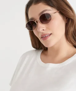 Sussan Sunglasses>Penza Sunglasses GOLD