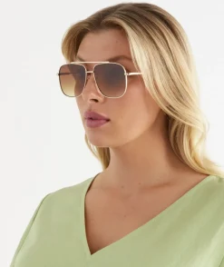 Sussan Sunglasses>Preston Sunglasses GOLD