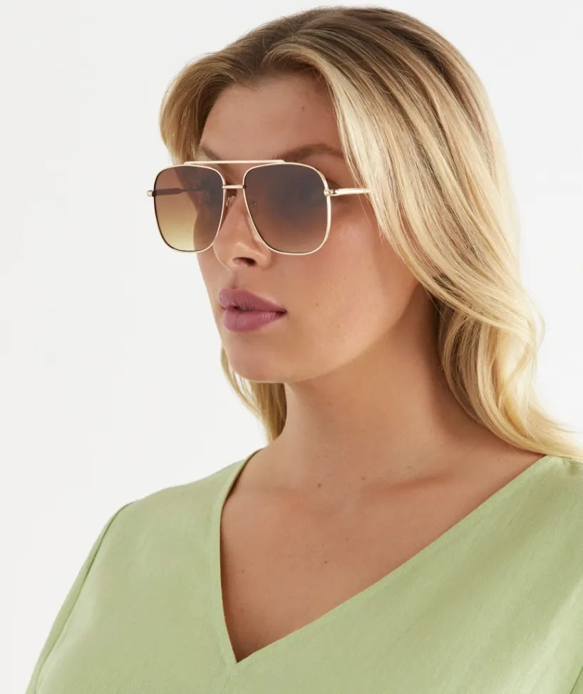 Sussan Sunglasses>Preston Sunglasses GOLD