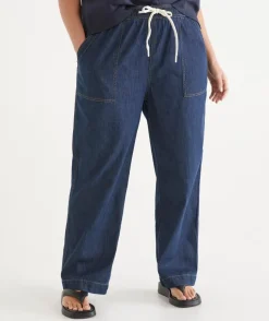 Sussan Pants|Denim>Relaxed Denim Pant DARK WASH