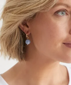 Sussan Jewellery>Resin Drop Earring - Blue SOFT BLUE