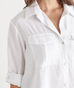 Sussan Tops|Shirts & Blouses>Roll Tab Sleeve Shirt