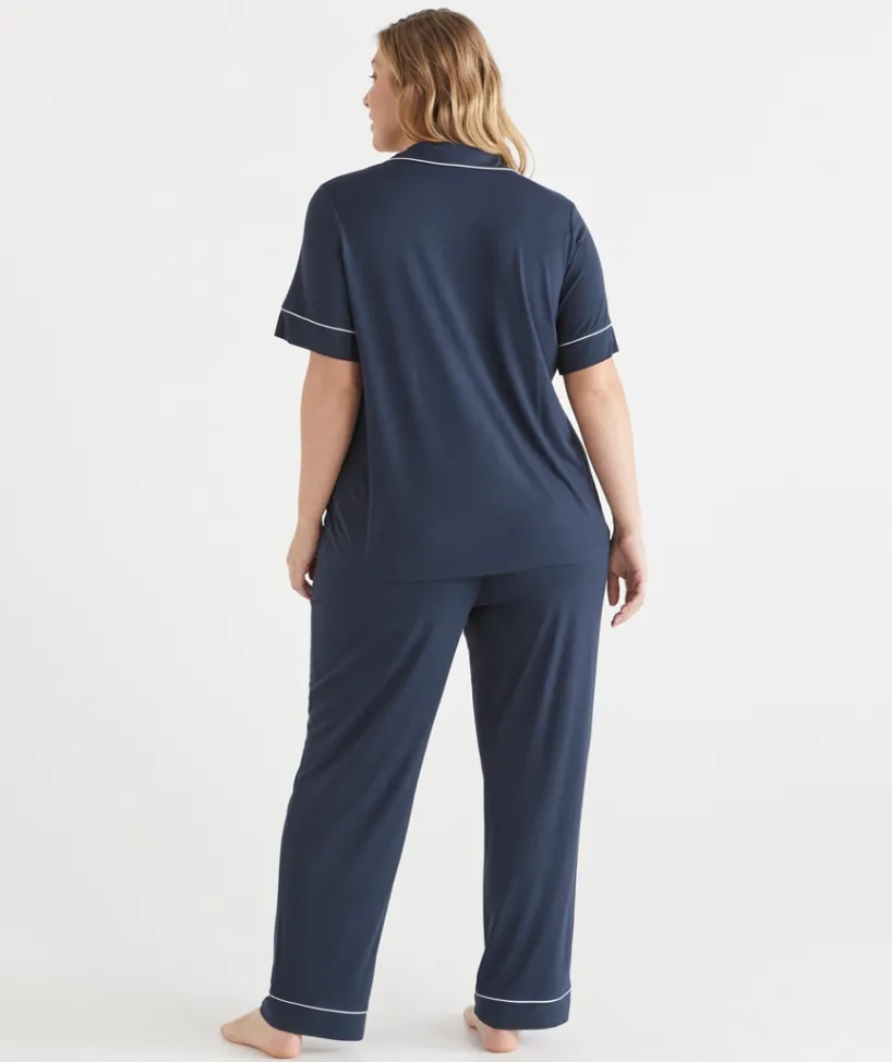 Sussan Pyjama Sets>Short Sleeve Pyjama Set MIDNIGHT