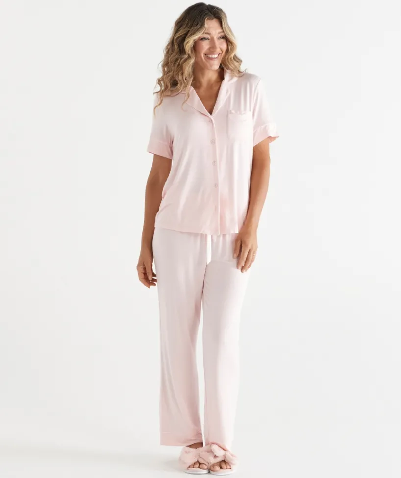 Sussan Pyjama Sets>Short Sleeve Pyjama Set MIDNIGHT
