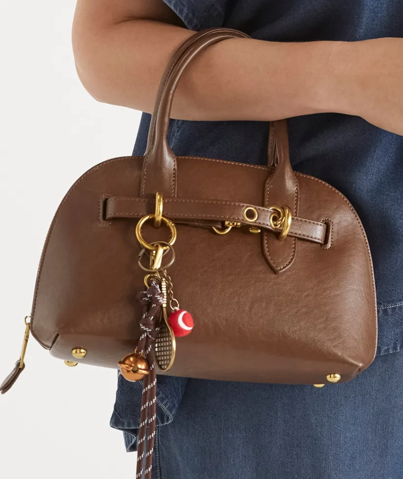 Sussan Bags>Snap-Hook Strap Cross Body Bag - Brown BARK