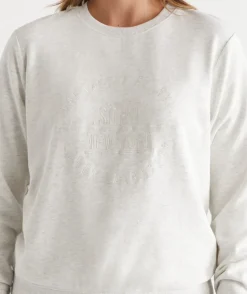 Sussan Tops|Loungewear>SOHO Embroidered Jumper SNOW MARLE