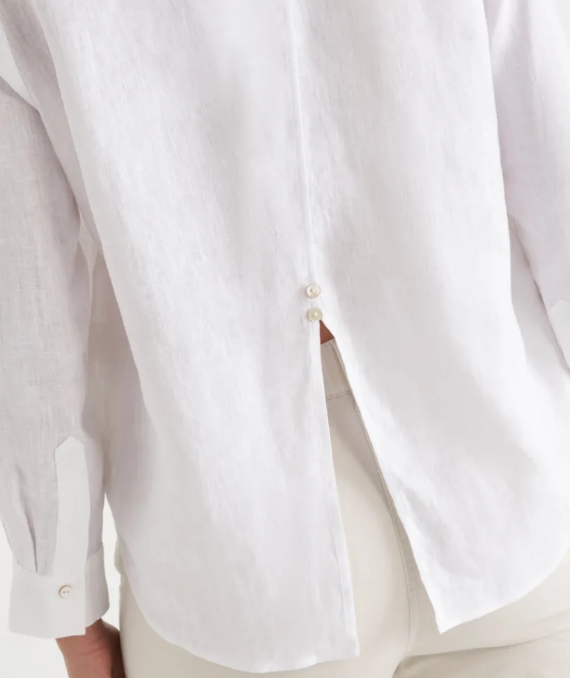 Sussan Shirts & Blouses|Tops>Split Back Long Sleeve Shirt