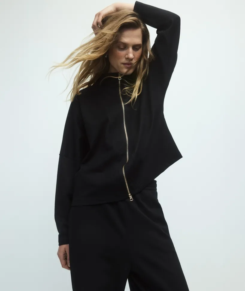 Sussan Tops|Matching Sets>Stretch Jersey Zip Jacket