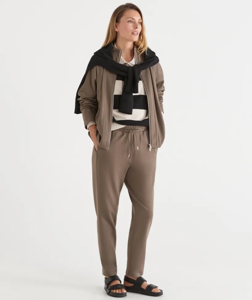 Sussan Tops|Matching Sets>Stretch Jersey Zip Jacket