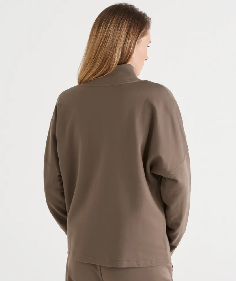 Sussan Tops|Matching Sets>Stretch Jersey Zip Jacket