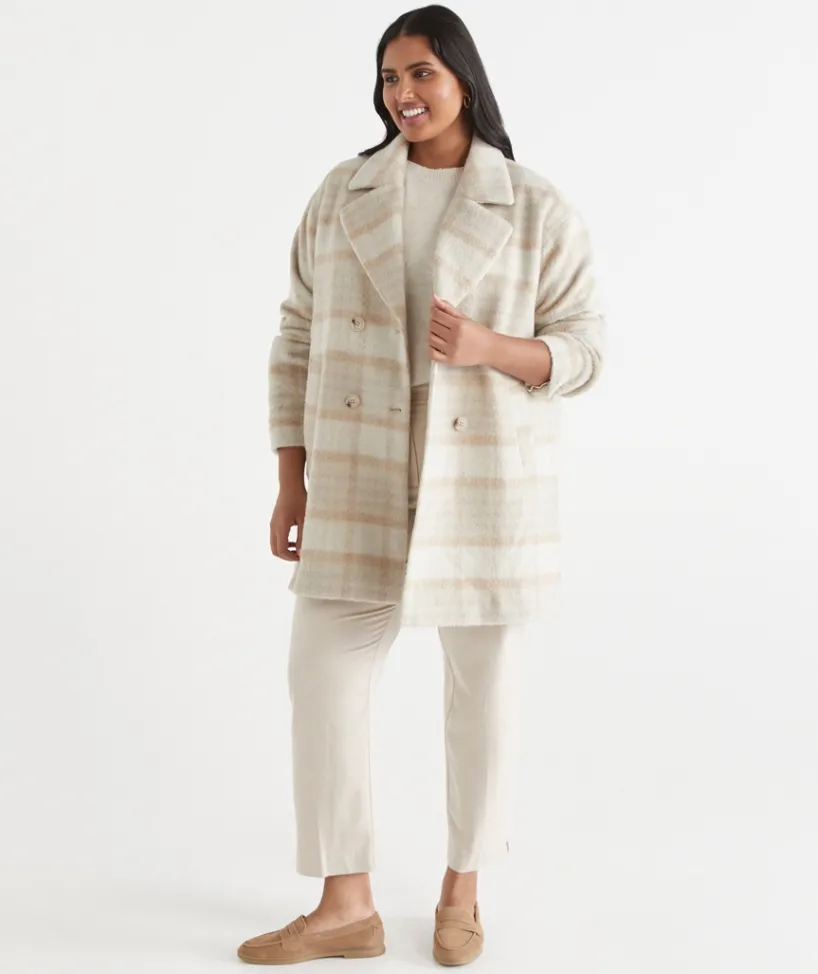 Sussan Pants>Tailored Stretch Tapered Pant - NATURAL MARLE