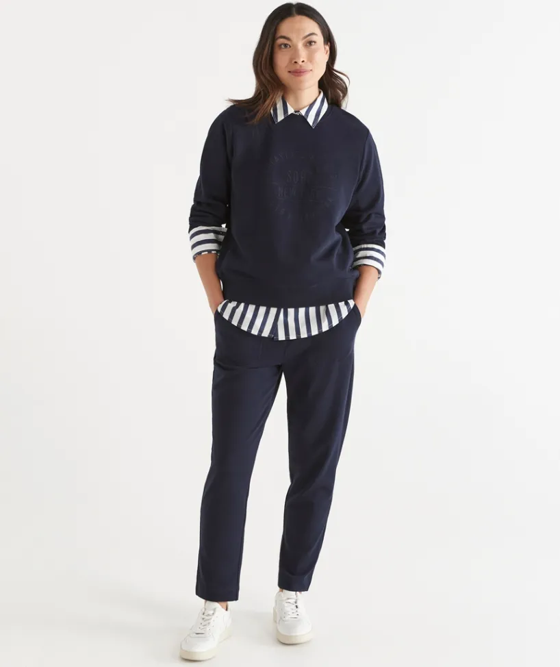 Sussan Pants|Loungewear>Tapered Leg Jogger MIDNIGHT