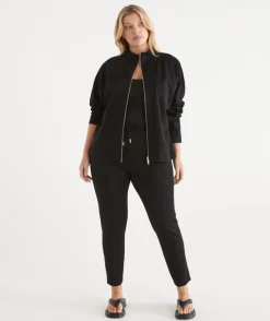 Sussan Pants|Loungewear>Textured Tapered Leg Jogger