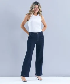Sussan Denim|Pants>Wide Leg Jean - RINSE WASH